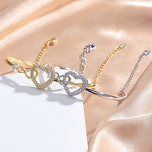 Chain Hollowed Heart Shape Bracelet Elegant High-Grade Design Female