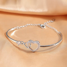 Chain Hollowed Heart Shape Bracelet Elegant High-Grade Design Female