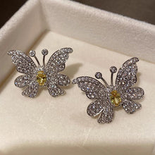 Butterfly Studs Female Affordable Luxury Fashion Design