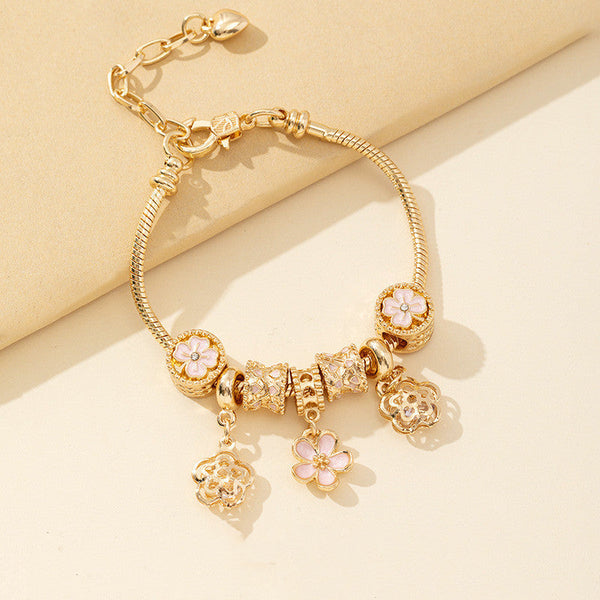 Fashion Bracelet Diy Floral Beads